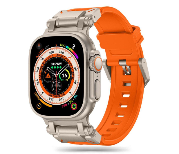 TECH-PROTECT Delta Pro do Apple Watch 44/45/46/49 mm Orange/Titanium 5906302310647 - 1285537 - zdjęcie